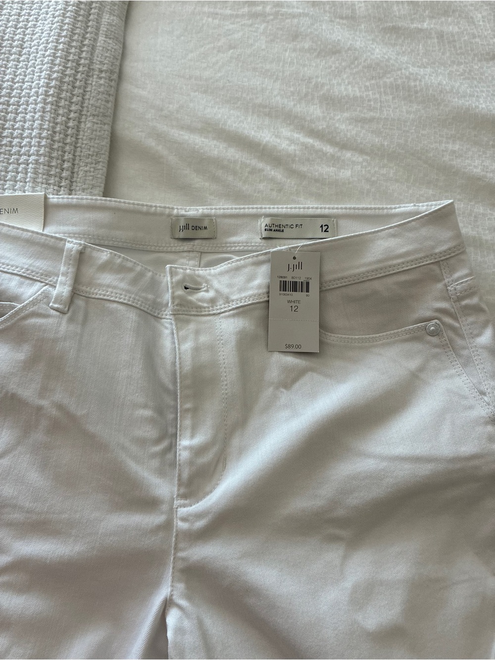 J. Jill White Denim Pants - Authentic Fit